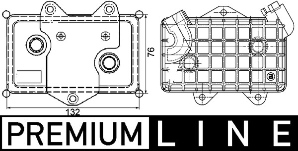 MAHLE Olajhűtő CLC36000P_MAHLE