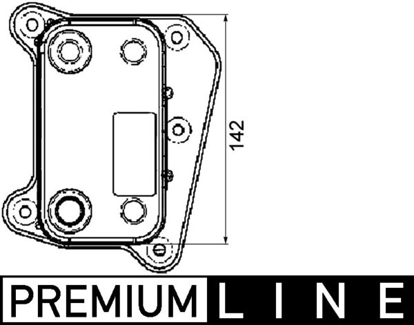 MAHLE Olajhűtő CLC38000P_MAHLE