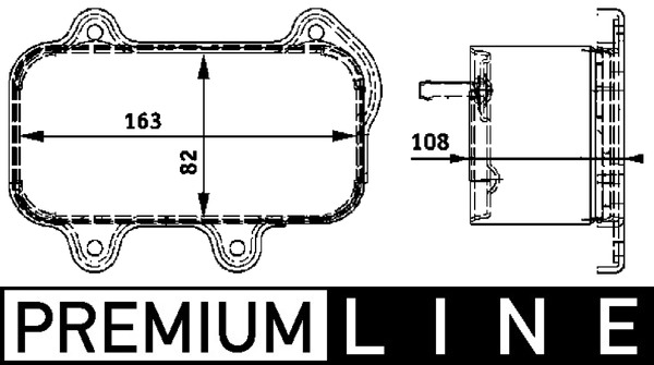 MAHLE Olajhűtő CLC39000P_MAHLE