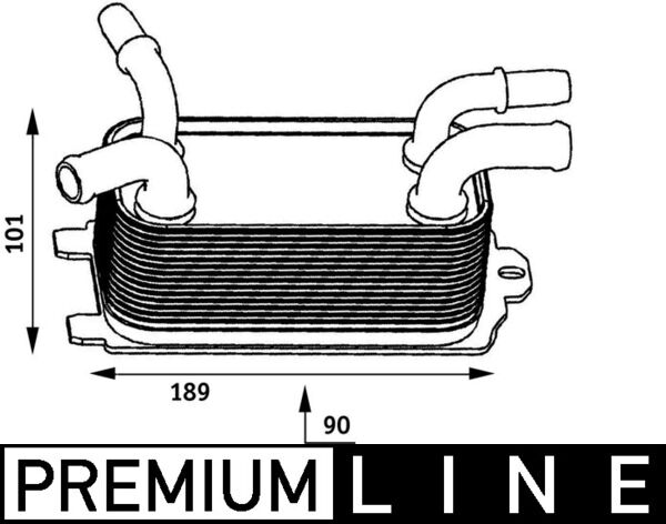 MAHLE Olajhűtő CLC60000P_MAHLE