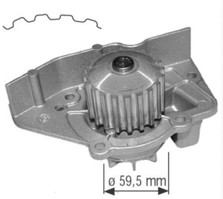 MAHLE Vízpumpa CP118000S_MAHLE