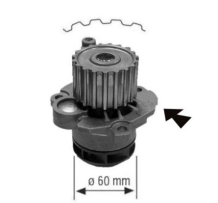 MAHLE Vízpumpa CP557000S_MAHLE