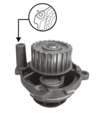 MAHLE Vízpumpa CP8000S_MAHLE