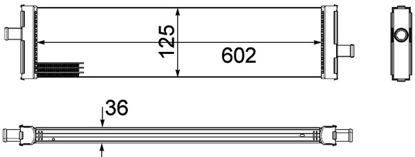 MAHLE Vízhűtő CR1185000P_MAHLE