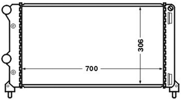 MAHLE Vízhűtő CR1448000S_MAHLE