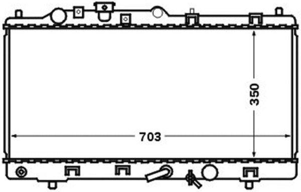 MAHLE Vízhűtő CR1474000S_MAHLE