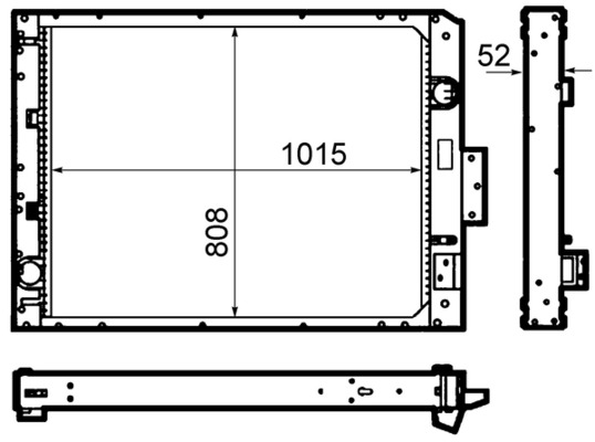 MAHLE Vízhűtő CR1910000P_MAHLE