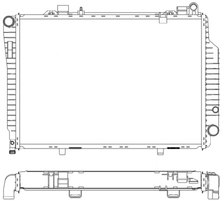 MAHLE Vízhűtő CR249000S_MAHLE