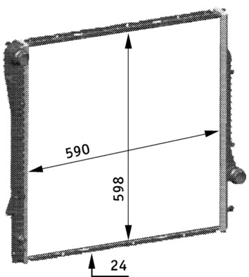 MAHLE Vízhűtő CR566000S_MAHLE