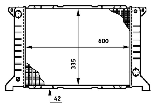 MAHLE Vízhűtő CR623000S_MAHLE