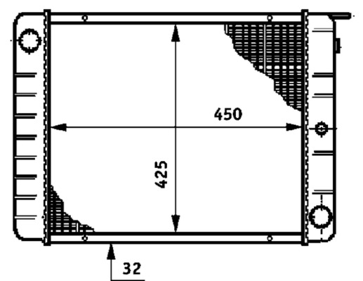 MAHLE Vízhűtő CR652000S_MAHLE