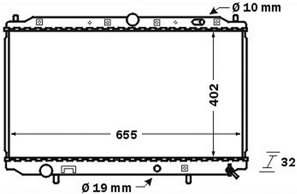 MAHLE Vízhűtő CR752000S_MAHLE