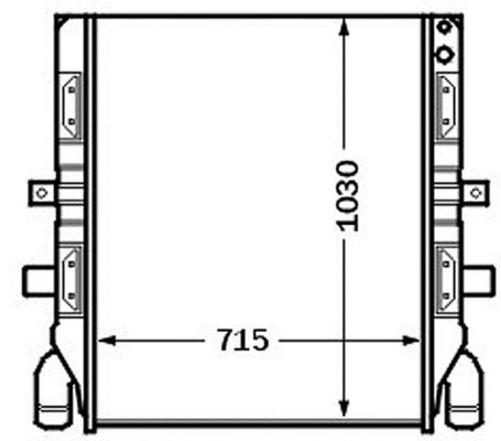 MAHLE Vízhűtő CR759000S_MAHLE