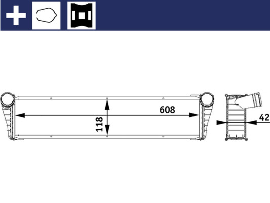 MAHLE Vízhűtő CR778000S_MAHLE