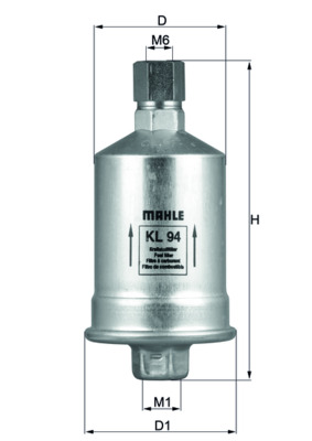 MAHLE Üzemanyagszűrő KL94_MAHLE