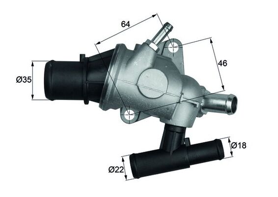 MAHLE Termosztát TH2988_MAHLE