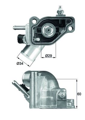 MAHLE Termosztát TI592_MAHLE