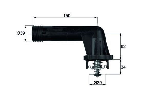 MAHLE Termosztát TI2095_MAHLE