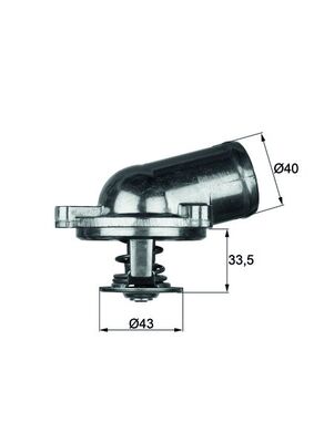 MAHLE Termosztát TI2287_MAHLE