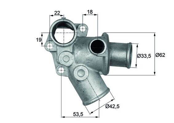 MAHLE Termosztát TI7380D_MAHLE