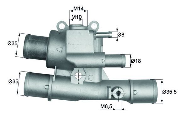 MAHLE Termosztát TI12488_MAHLE