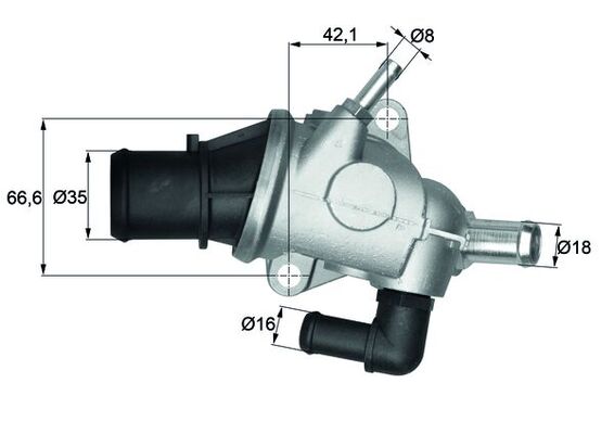 MAHLE Termosztát TI12588_MAHLE