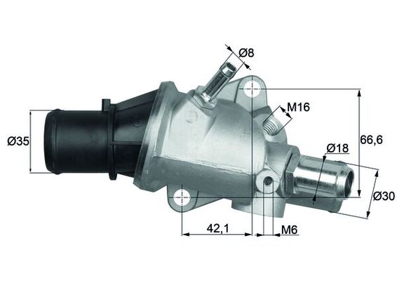 MAHLE Termosztát TI13888_MAHLE