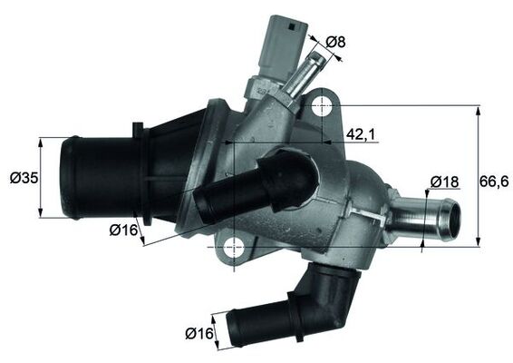 MAHLE Termosztát TI15883_MAHLE