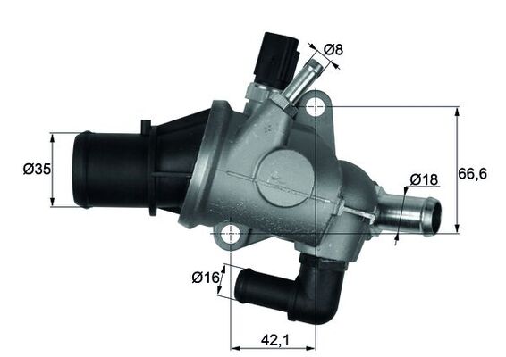 MAHLE Termosztát TI16388_MAHLE