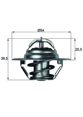 MAHLE Termosztát TX387D_MAHLE