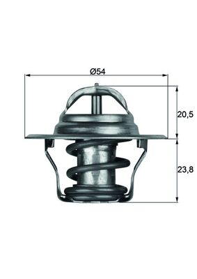 MAHLE Termosztát TX1487D_MAHLE