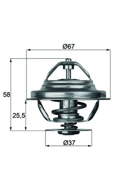 MAHLE Termosztát TX2080D_MAHLE