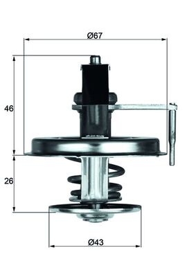 MAHLE Termosztát TX2284D_MAHLE