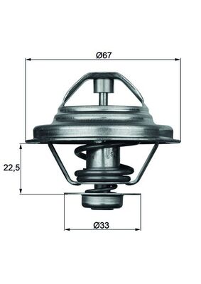 MAHLE Termosztát TX2487D_MAHLE