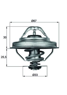 MAHLE Termosztát TX2888D_MAHLE