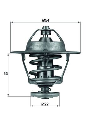 MAHLE Termosztát TX5385D_MAHLE