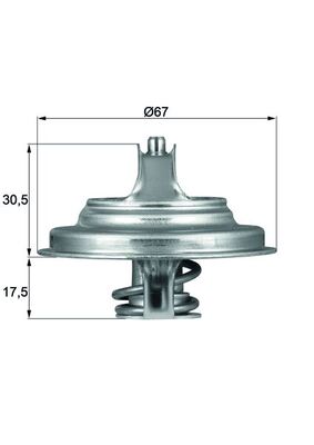 MAHLE Termosztát TX5483D_MAHLE