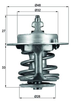 MAHLE Termosztát TX6383_MAHLE