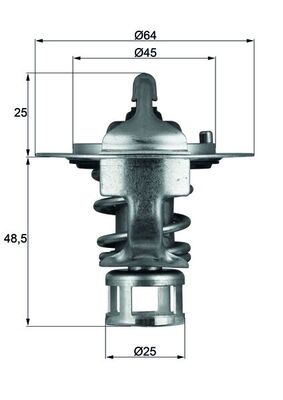 MAHLE Termosztát TX6582_MAHLE