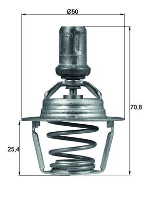 MAHLE Termosztát TX6686D_MAHLE