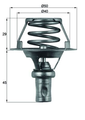 MAHLE Termosztát TX6691D_MAHLE