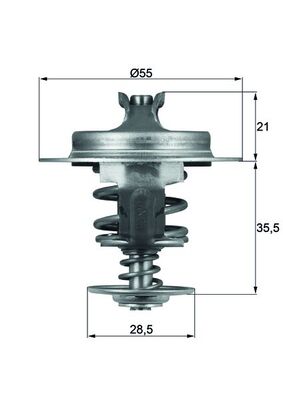 MAHLE Termosztát TX6783D_MAHLE