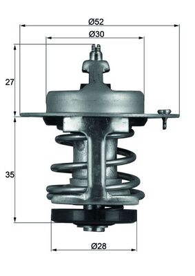 MAHLE Termosztát TX6979_MAHLE