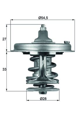 MAHLE Termosztát TX7883_MAHLE