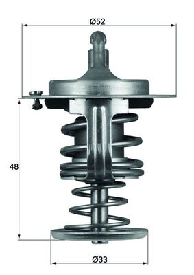 MAHLE Termosztát TX8280D_MAHLE