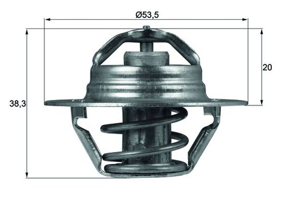 MAHLE Termosztát TX8888D_MAHLE