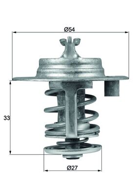 MAHLE Termosztát TX9583D_MAHLE