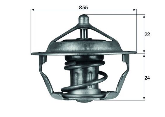 MAHLE Termosztát TX10183D_MAHLE