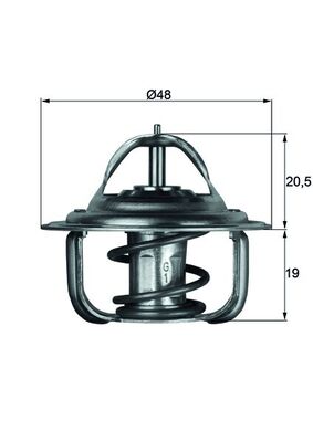 MAHLE Termosztát TX192D_MAHLE