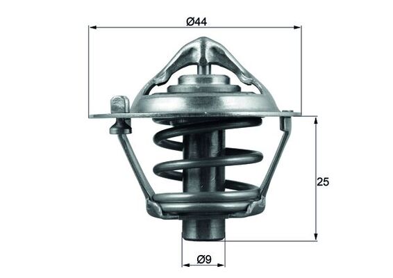 MAHLE Termosztát+O gyűrű TX11388D_MAHLE